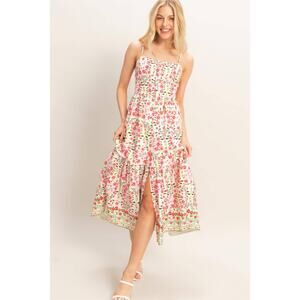 NWT, HYFVE, S M L Floral Print Spaghetti Strap Dress